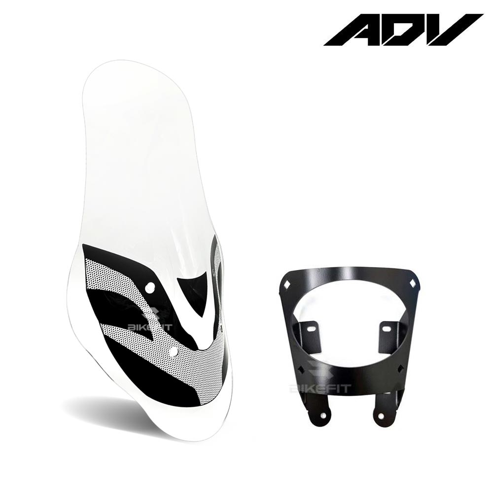 KR모터스 케이윈 한솜모터스 ADV125 150 350 윈드스크린 브라켓 포함 84cm 120,000원