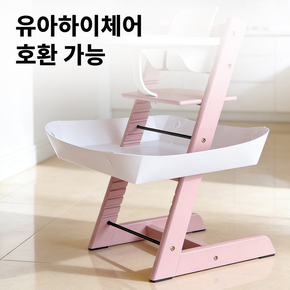 스토케 트립트랩 호환 하이체어푸드캐쳐 아기 자기 주도 먹이기 필수템 턱받이 겸용 방수 간편 세척 안전, 화이트, 1개, 1개입 26,000원