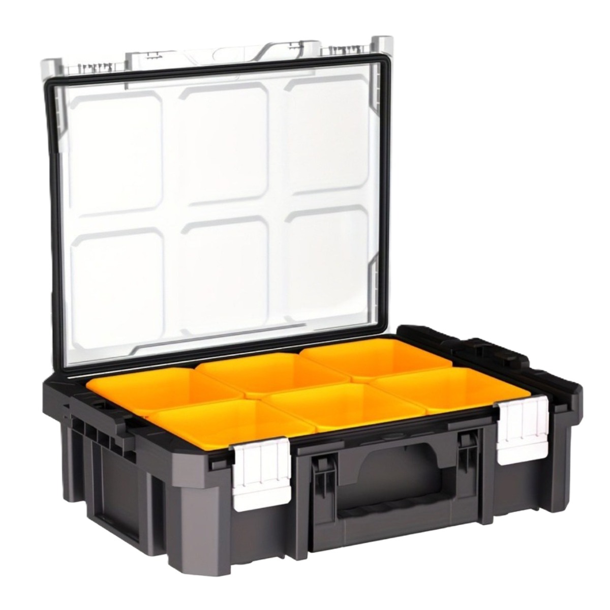 AIRAJ 6 단 다용도 모듈식 공구 캐비닛 쌓기 조합 가능 내마모 성능 뛰어난 차고보관 가정수리 전문작업용 대용량 공구 정리 수납 캐비닛, 1개 15,000원