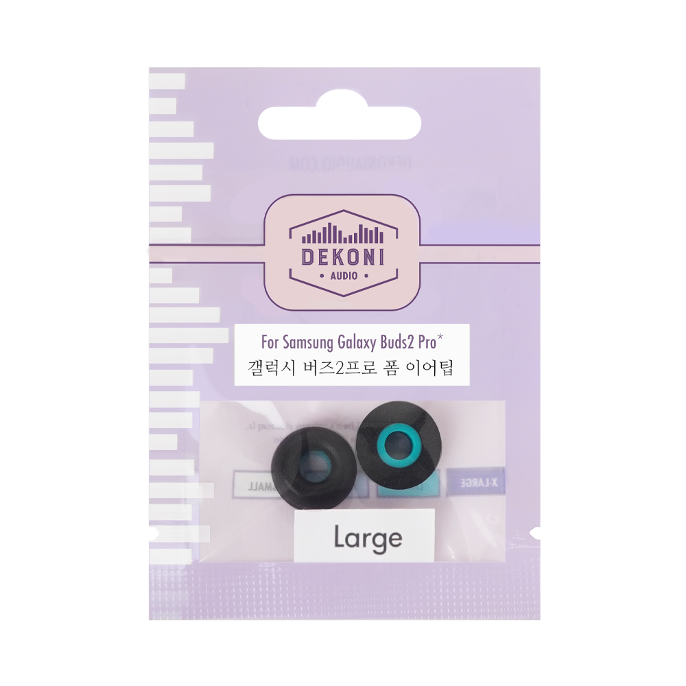 데코니 버즈2프로 메모리 폼 이어팁 1쌍, (L), 1개 15,400원