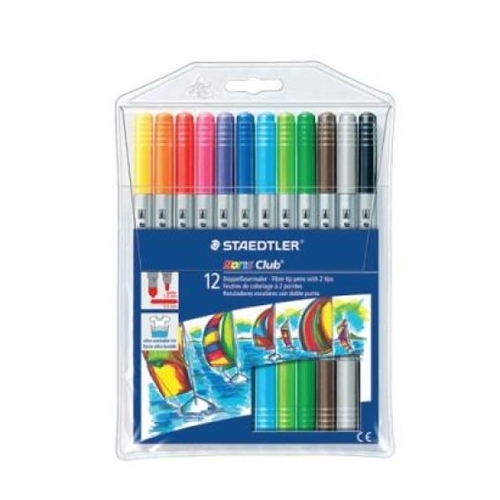 스테들러 노리스 듀얼팁 양면싸인펜 12색 320 NWP12-갑(10개입) 39,330원