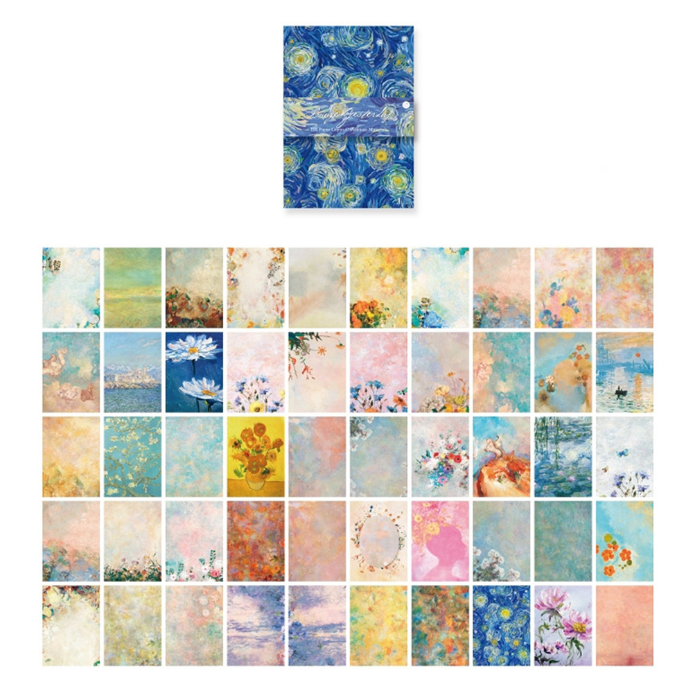 마다꾸미 빈티지 감성 명화 디자인 대용량 메모지, 명화속여름, 100매, 1세트 5,900원