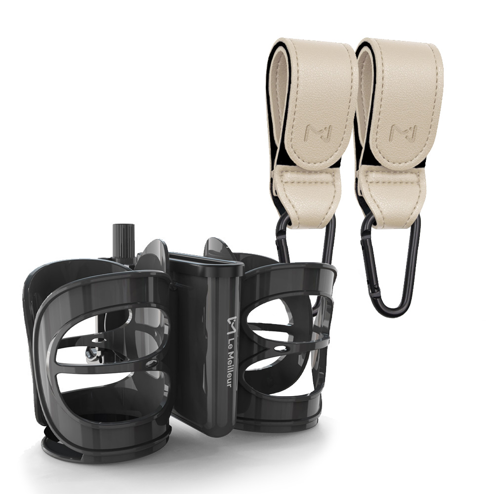 르메이어 3in1 유모차 2구 컵홀더 + 카라비너 유모차 고리 2p 세트 26,510원