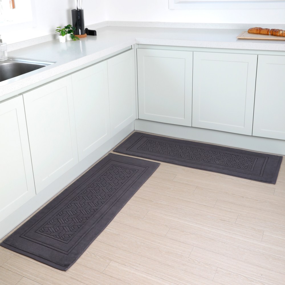 어메니티타올 어반 호텔식 면 주방매트 욕실 발매트 화장실 발수건, 다크그레이 23,000원