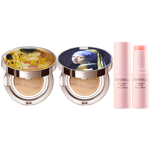 트윙클라 [쿠션15g+쿠션15g+멀티밤10g] [복합 피부] 스타일71 풀커버 쿠션 [17호 21호 23호] 선택 39,900원