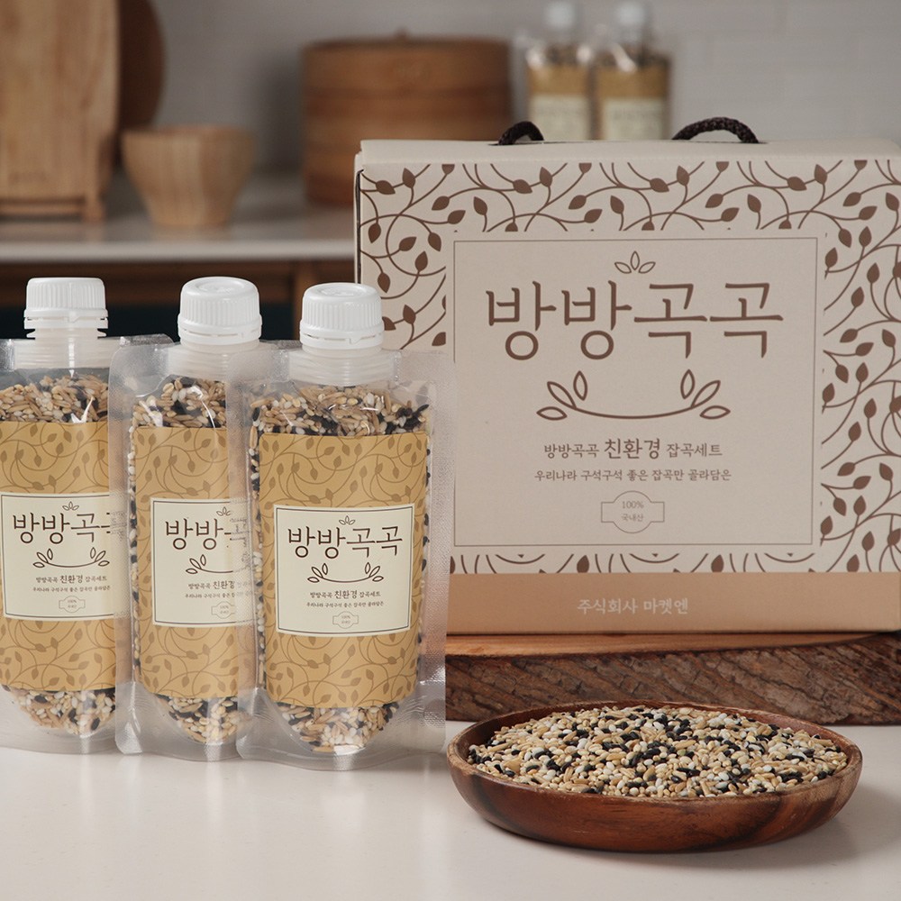 유기농 방방곡곡 잡곡 혼합 선물 세트 유아 어린이 이유식 명절, 1세트 28,900원