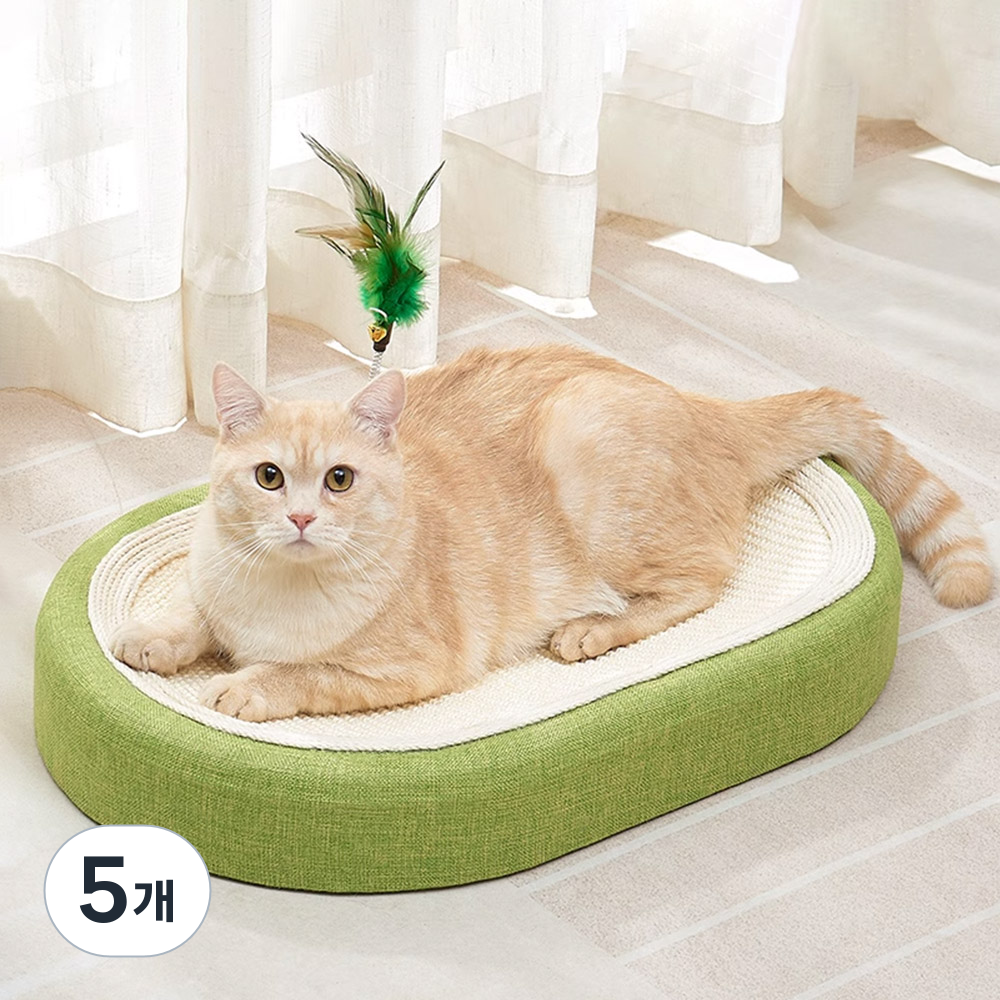 딩동펫 고양이 사이잘 눕눕 스크래쳐 캣닢 침대 타원형 94,500원