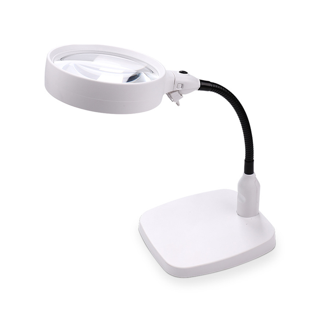 [비버블리] LED 자바라 스탠드 돋보기 고배율 확대경 120mm 10배 36,000원