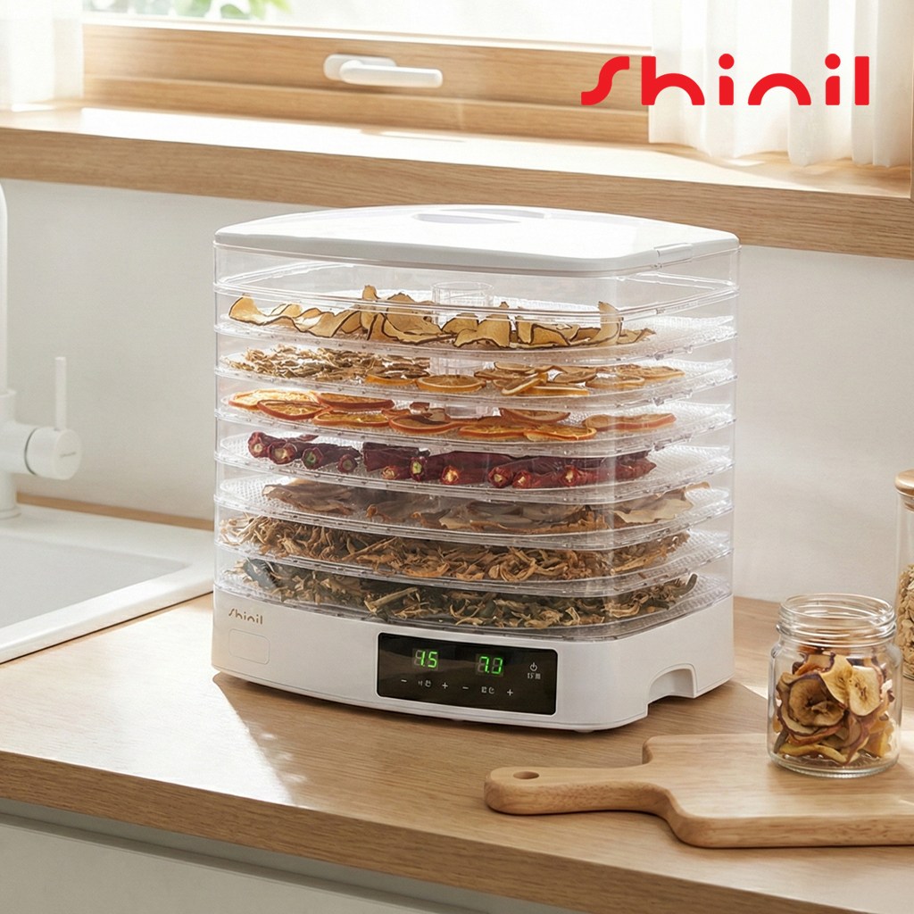 신일 대용량 식품건조기 7단 온도조절 투명트레이, KKSFD_AR500KPDW 179,000원