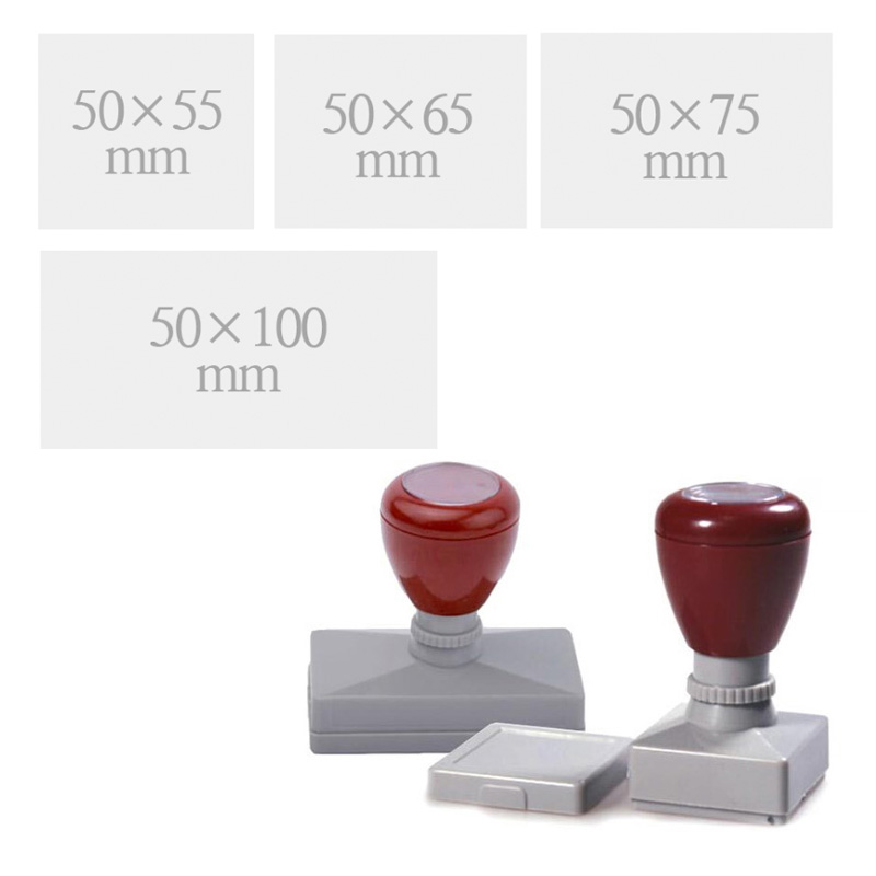 만년도장 높이 5cm 가로 규격 4종 (55,65,75,100mm) 스탬프/도장 주문제작, 1개, 흑색(테두리 있음) 25,410원