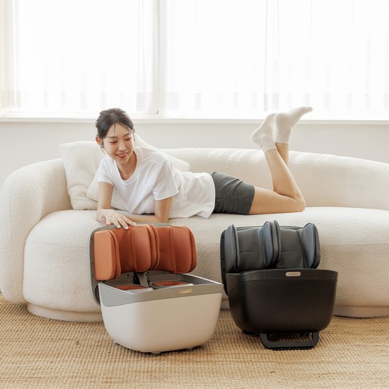 멜킨 엘프리 마사지 스툴 온열 안마기 공기압 롤링 종아리마사지기 242,400원