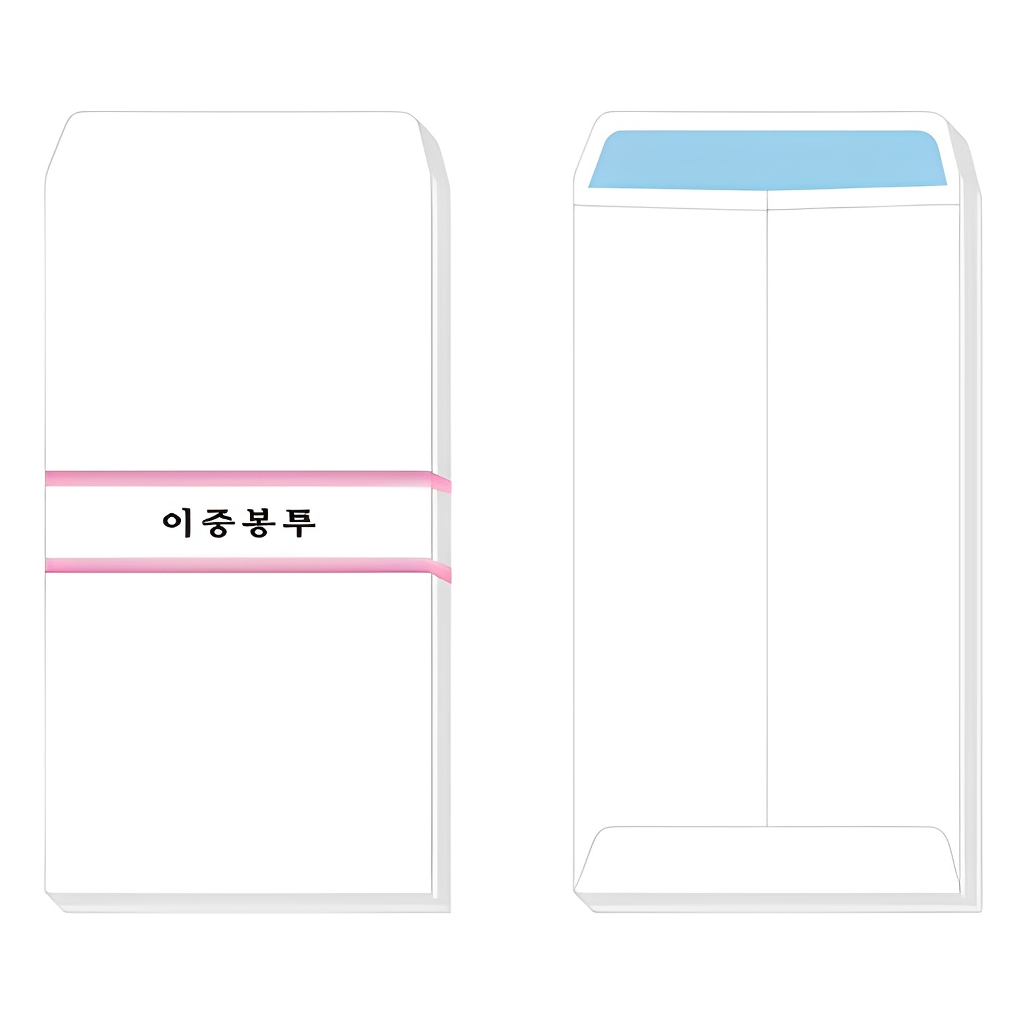 봉투를만드는사람들 비접착형 이중 규격 봉투, 100 x 205 mm, 100개 5,250원