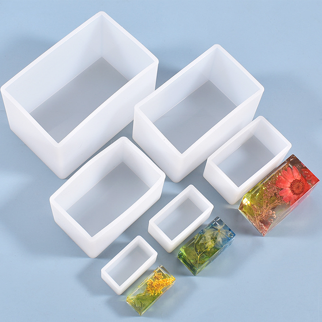 직육면체 직사각형 문진 레진 아트 공예 실리콘 몰드 2,400원