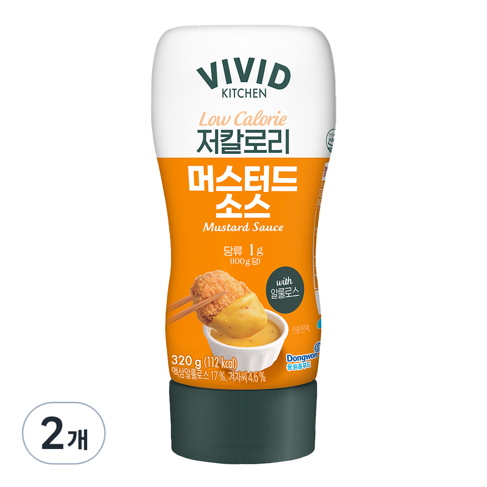 비비드키친 저칼로리 머스터드소스 3,980원