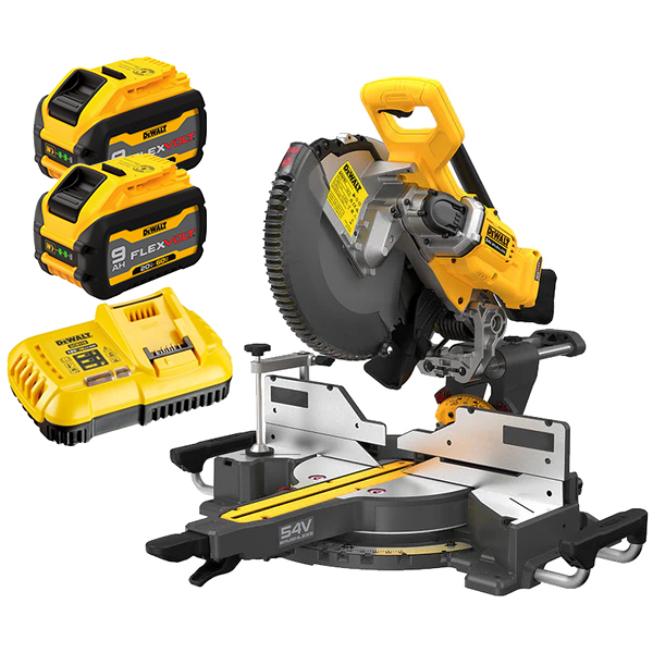 디월트 DCS781X2 12인치 충전슬라이딩각도절단기 60V 3.0Ah (톱날포함 1,530,640원