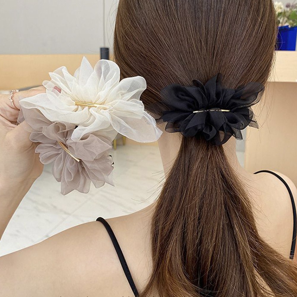 어반이즈 라일락 쉬폰 자동핀 헤어핀 3P 세트 8,850원