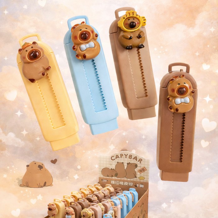 카피바라 슬라이드 지우개 24개 세트 26,800원