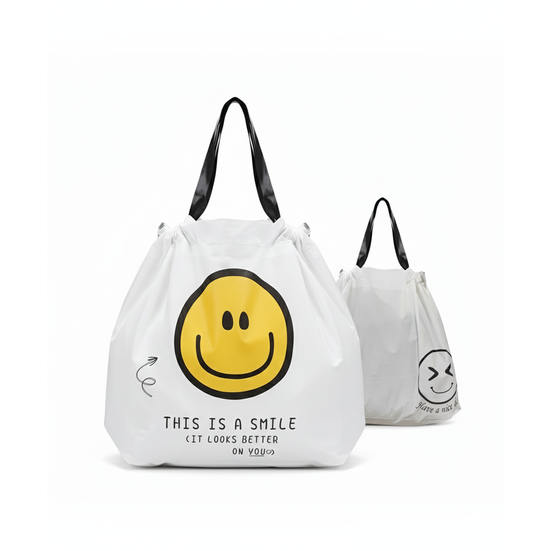 그니주니 복조리 선물 포장봉투 쇼핑백, 25개, 옐로우스마일 10,900원