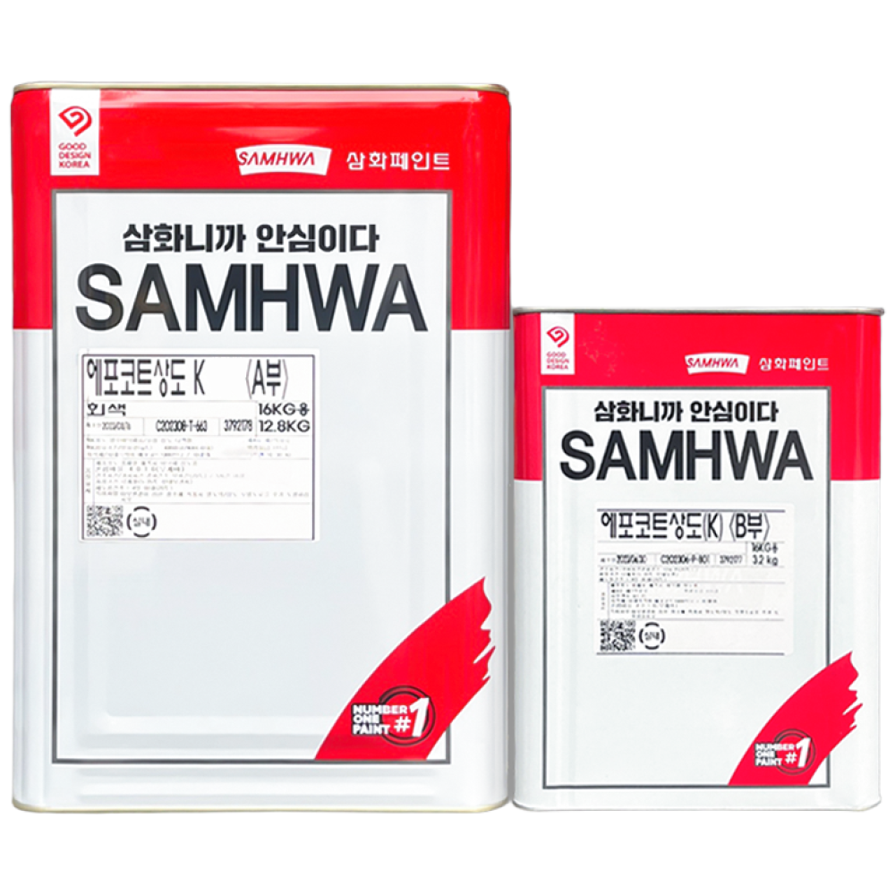 삼화페인트 에포코트 상도 K 녹색 회색 16kg 에폭시 코팅 바닥재, 회색, 1개, 16kg 110,000원