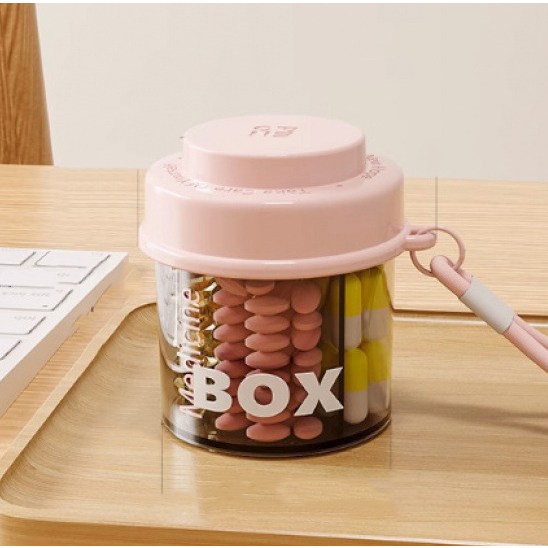 크크바이 휴대용 약통 4칸 분리 여행용 알약케이스 약보관함 5,500원