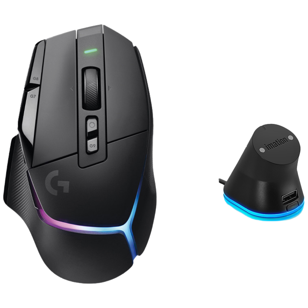 로지텍코리아 G502 X PLUS 무선 게이밍 마우스, G502 X PLUS 블랙 + 충전독2 블랙 239,000원