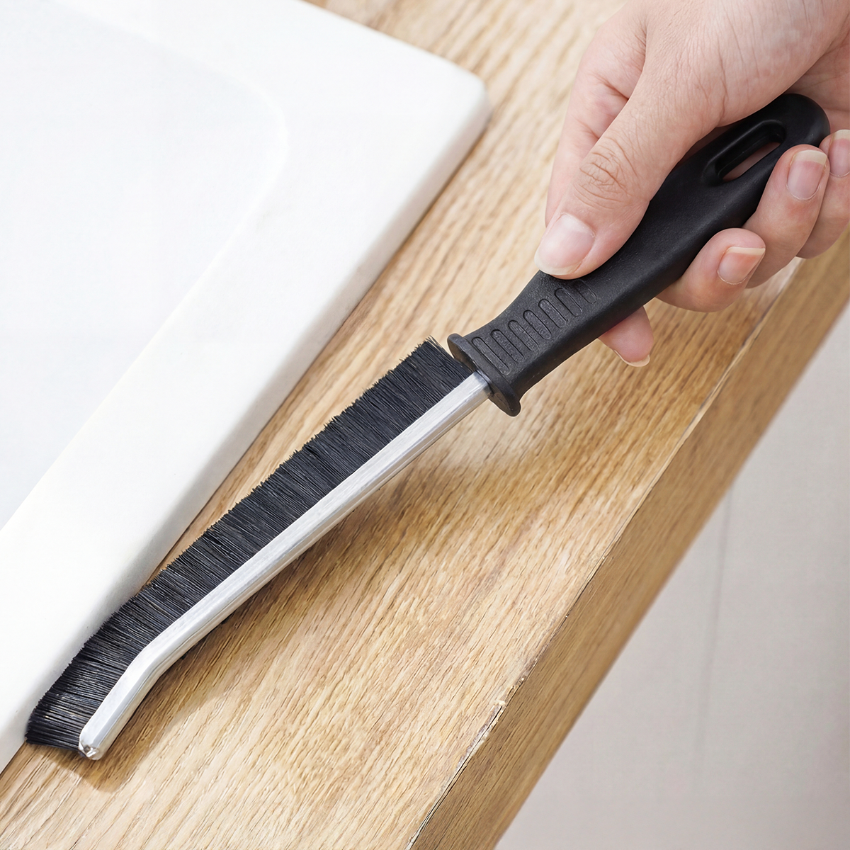 코지티 1+1 미니 틈새 줄눈 청소솔 청소브러쉬, 2개, 블랙 4,500원