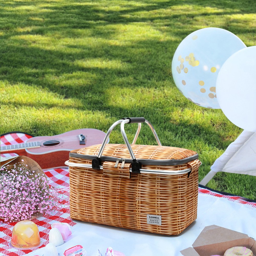 청년리빙 라탄 감성 캠핑아이스박스 대형 15,900원