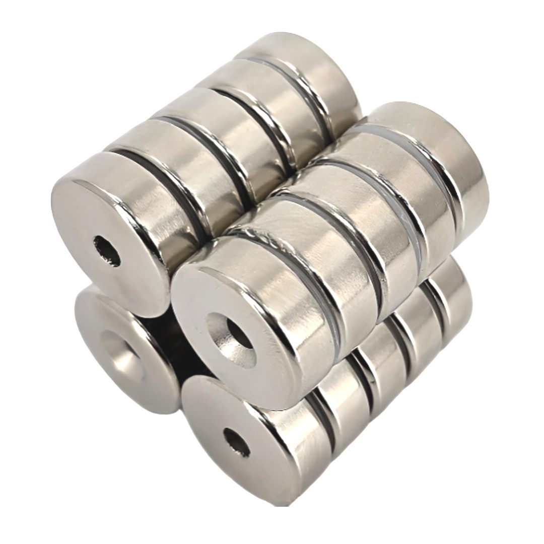 마니코 초강력 원형사라자석 지름 30mm x 두께 10mm (홈 12.5mm/내경 6.5mm) D30x10T 네오디움 원형자석 볼트용 DIY작업용 139,000원