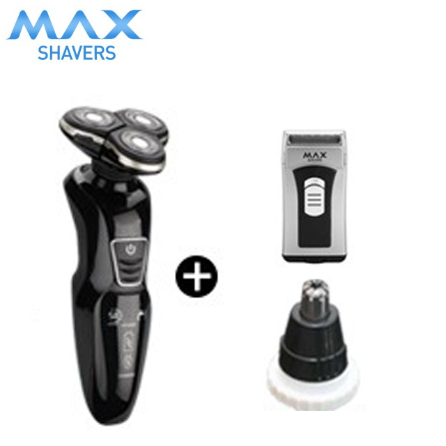 맥스 3중날 3헤드 충전식 방수 전기 면도기 + 휴대용 면도기 + 코털 정리기 세트 69,800원