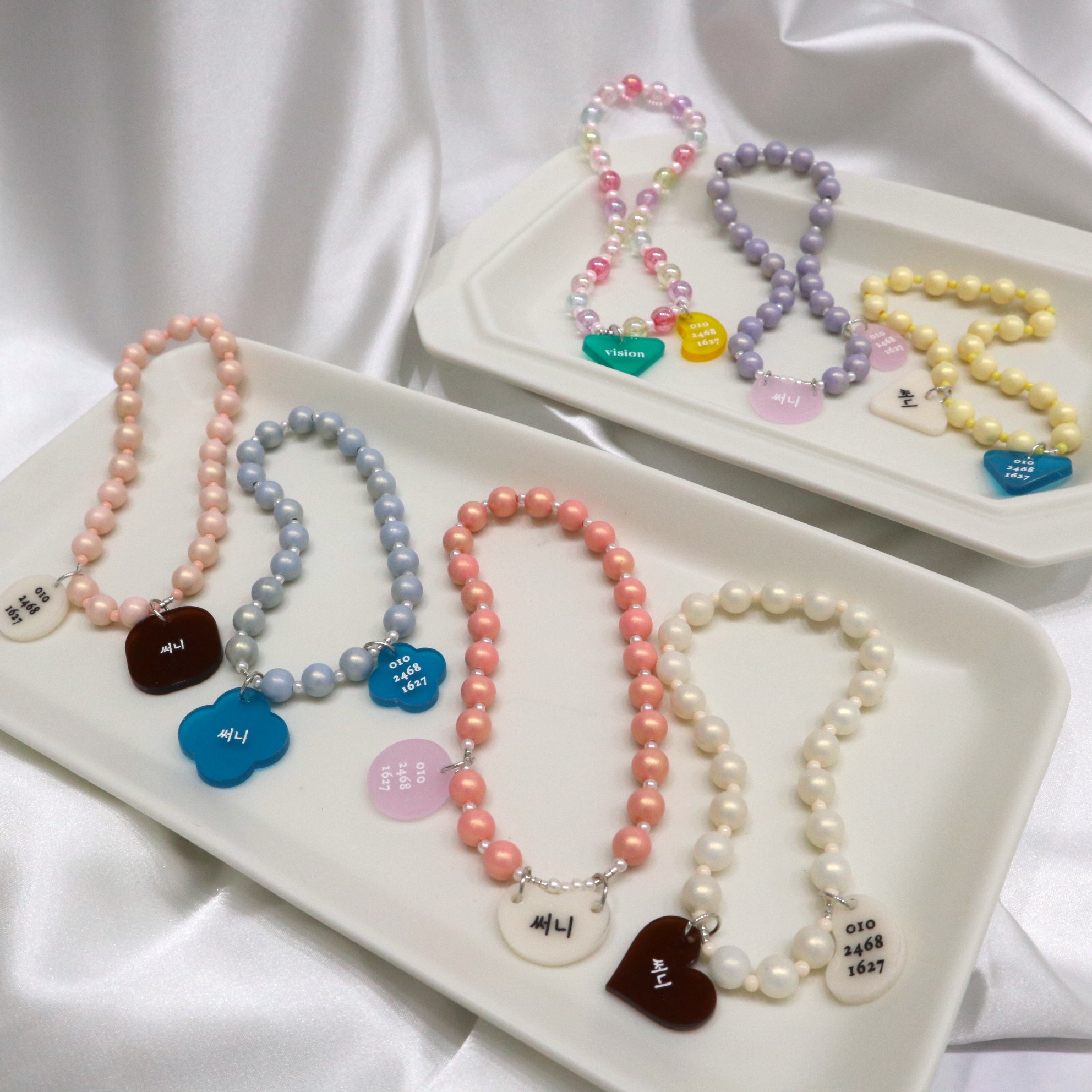 데일리피스dp 강아지진주목걸이 고양이목걸이 강아지인식표목걸이 16,500원