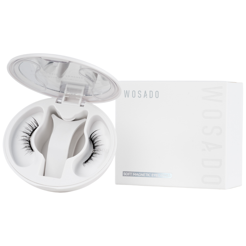 WOSADO N0.7 마그네틱 인조속눈썹 일체형 수납 설계2in1 R-SLM 연자성 기술 고급 노글루 속눈썹 다이아몬드 블랙, 1개, NO.7 다이아몬드 블랙 59,800원