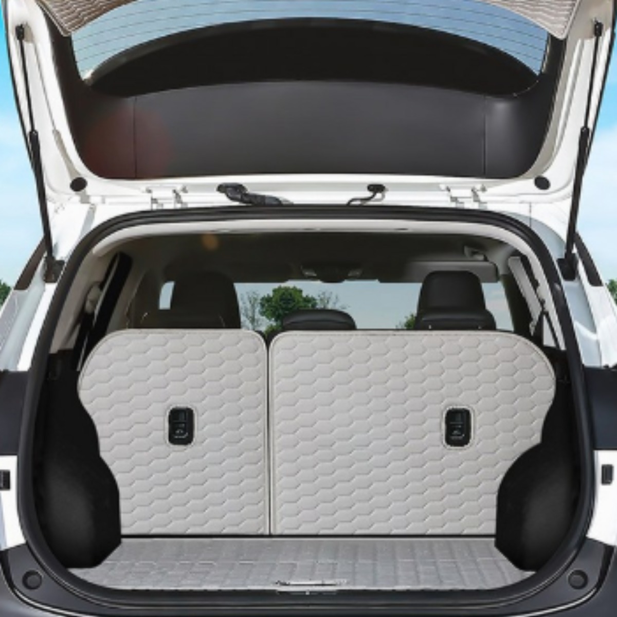 더뉴레이/EV호환 본투로드 하이브 차량용 바닥 등받이 트렁크매트, 그레이, 더뉴레이/EV호환 39,790원