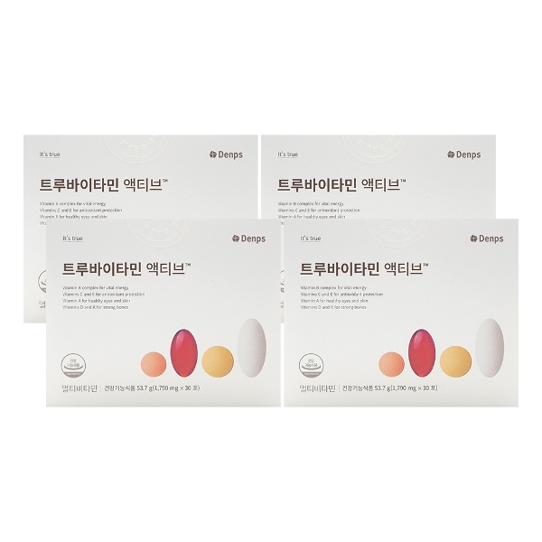 기타 덴프스 트루바이타민 액티브 1790mg x 30포 4박스 87,120원