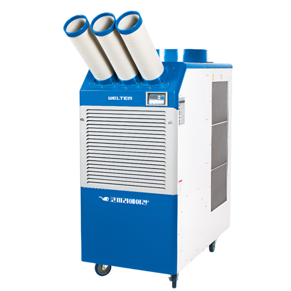 웰템 국산 산업용 업소용 코끼리 에어컨 이동식 냉방기, 3_3구 6,960,000원