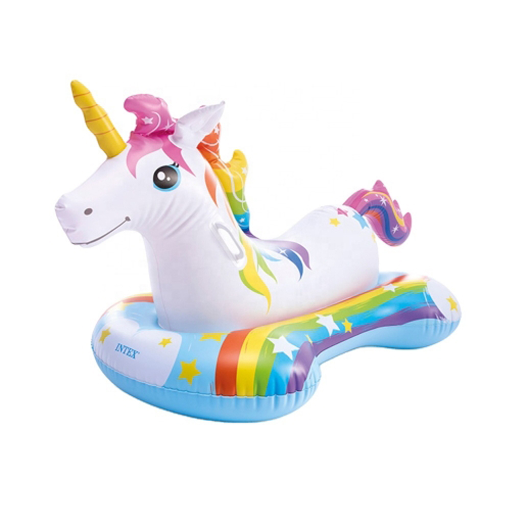 INTEX 유니콘 라이드온 튜브 57552 캐릭터튜브 물놀이, 1개 55,000원