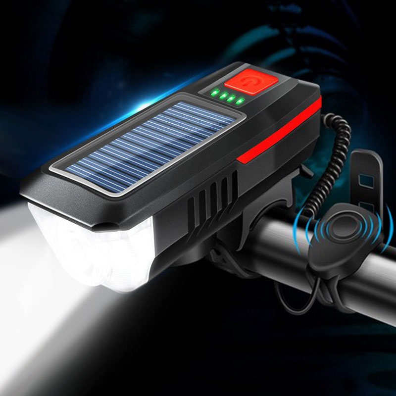 자전거라이트 전조등 태양광충전LED 벨 USB자전거용품 11,200원