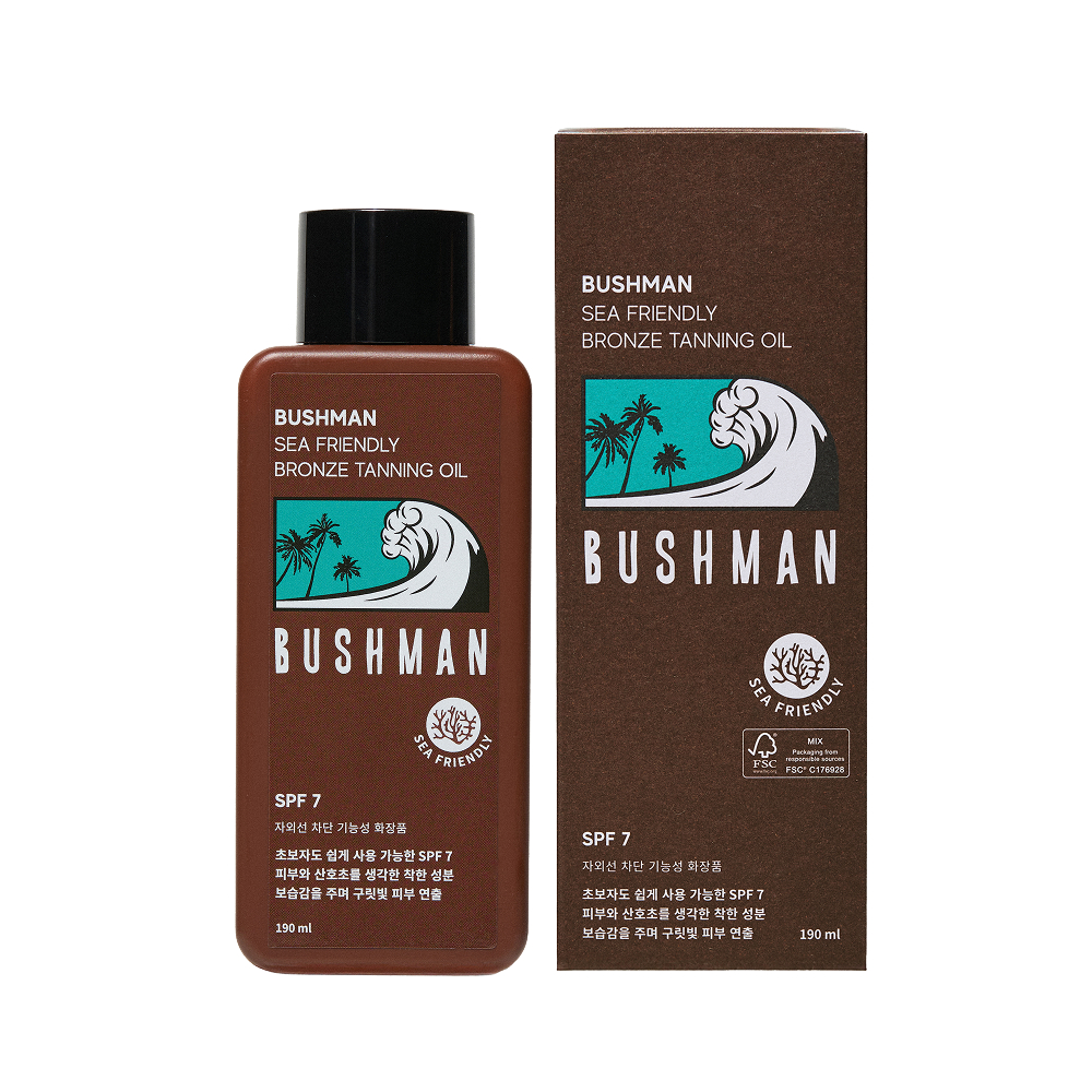 부쉬맨 씨프렌들리 브론즈 태닝오일 SPF7, 190ml, 1개 24,120원