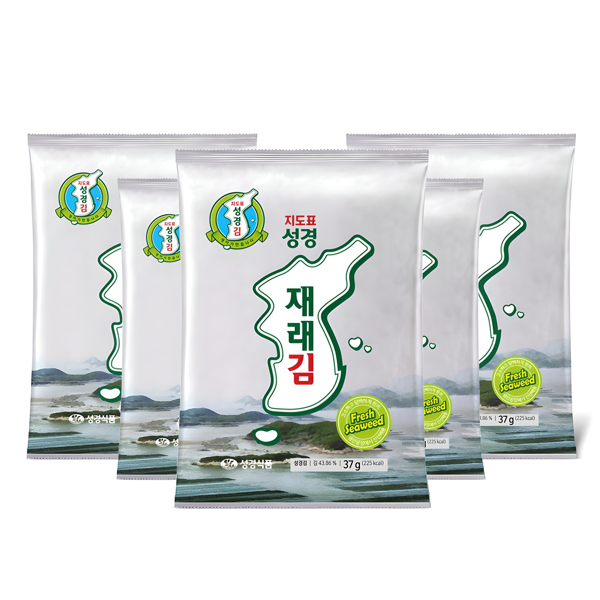 지도표성경 재래 전장김, 37g, 5개 11,500원