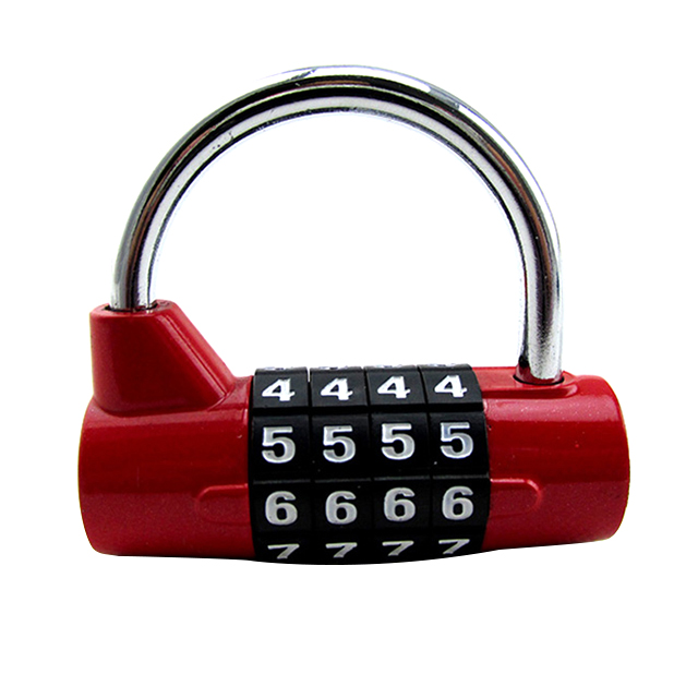 하늬통상 4단 원통 비밀번호 다이얼자물쇠 레드 5,400원