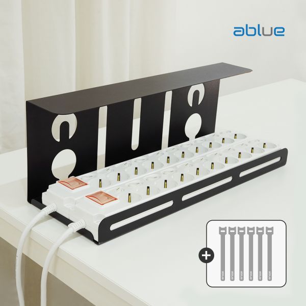 에이블루 무타공 멀티탭거치대 정리함 콘센트 보관함 정리 책상 선반 35,800원