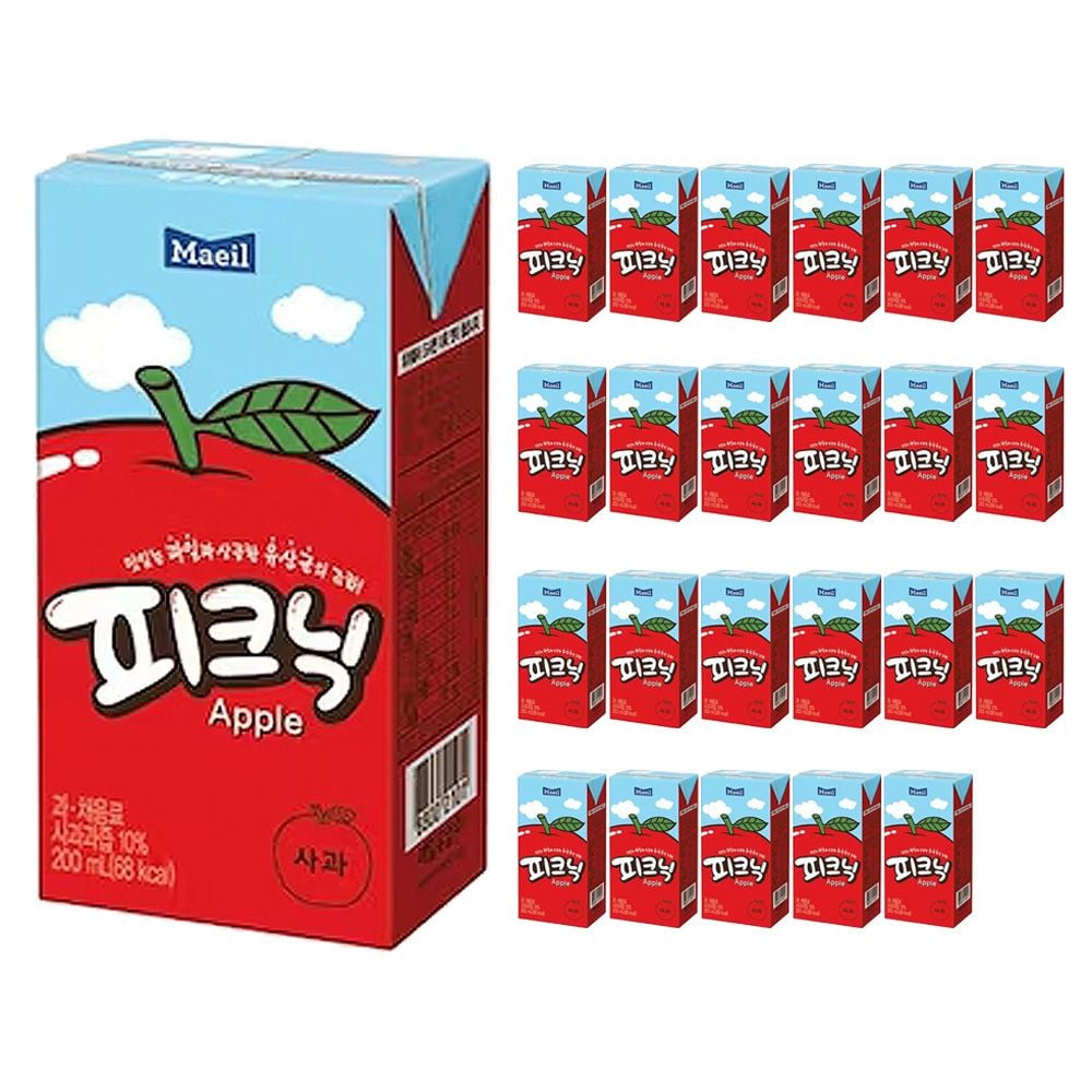 매일 피크닉 사과 200ml 24팩 ala+8533bh 14,570원