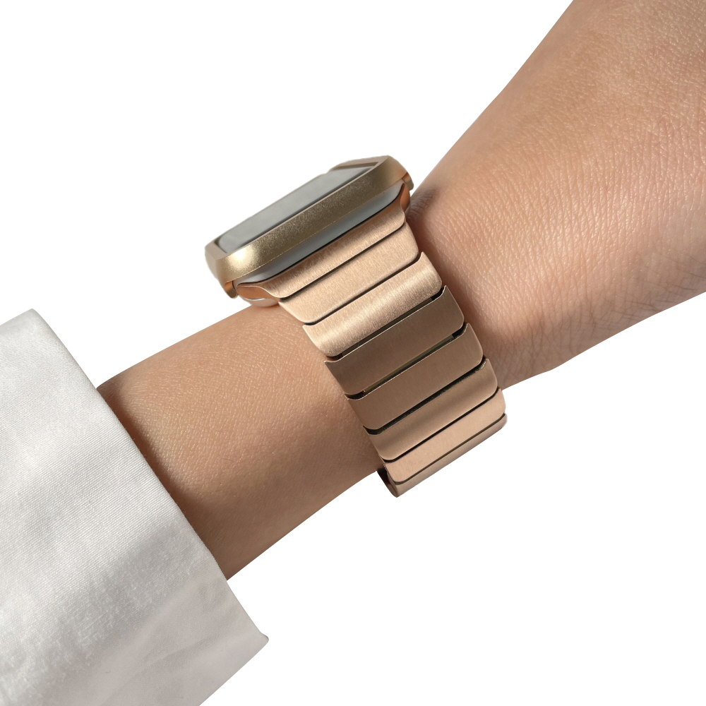 우먼스9999 애플워치 링크브레이슬릿 스트랩, 로즈골드, 1개 29,900원