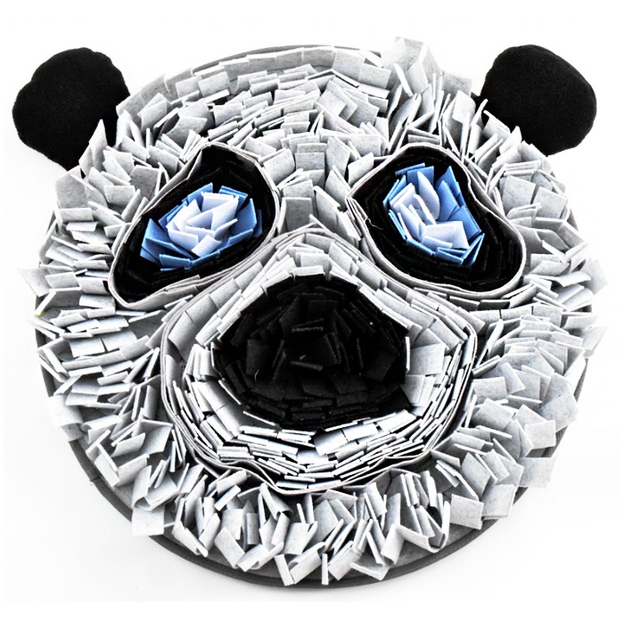 강아지 노즈워크 판다 분리분안 훈련 애견장난감, 1개, 그레이 9,390원