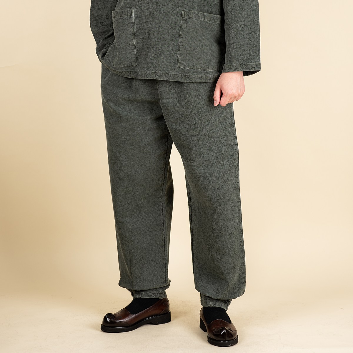 다오네우리옷 남자 개량한복-가온 면 도비 고무바지 34,000원