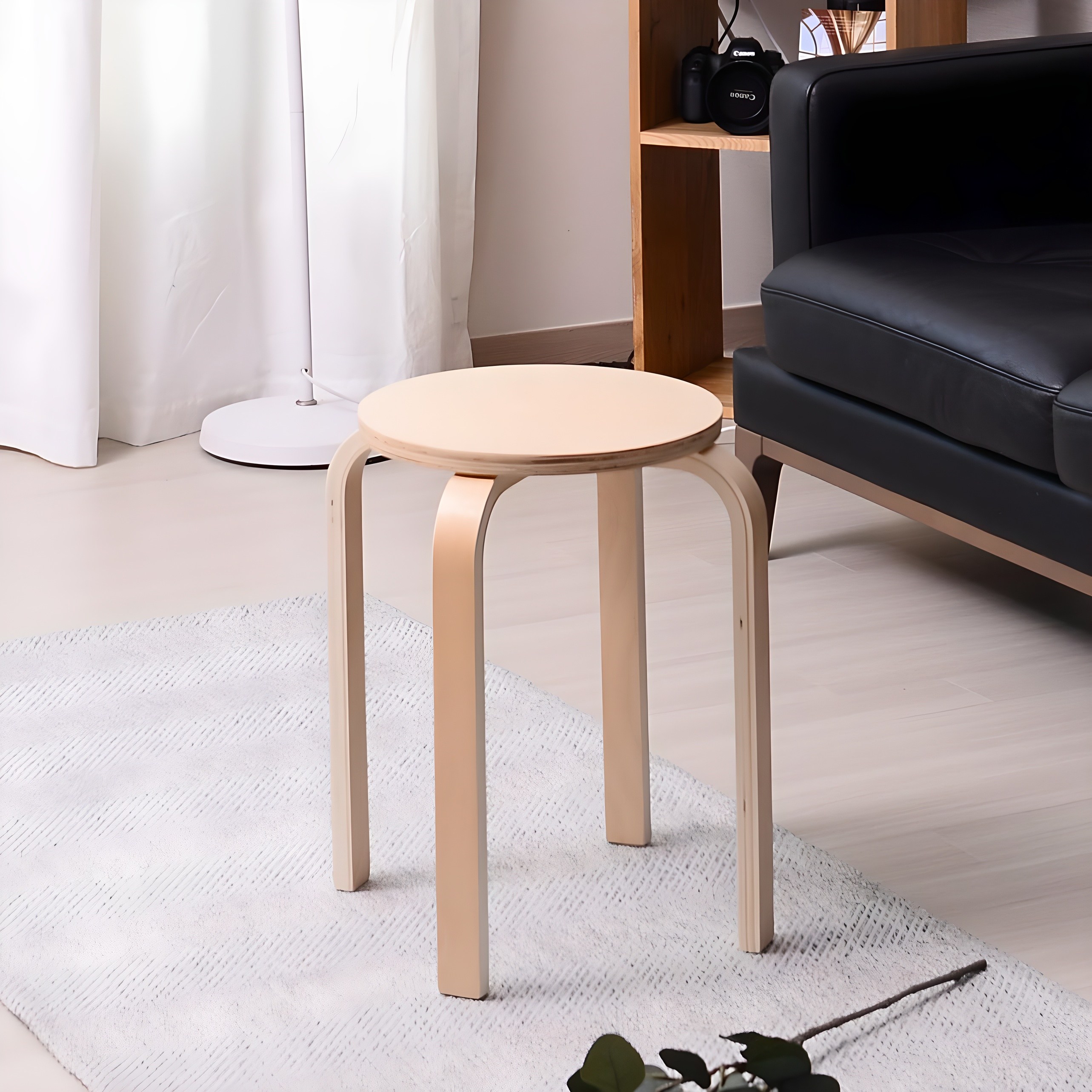 플레인 원목 벤딩 스툴 16,800원