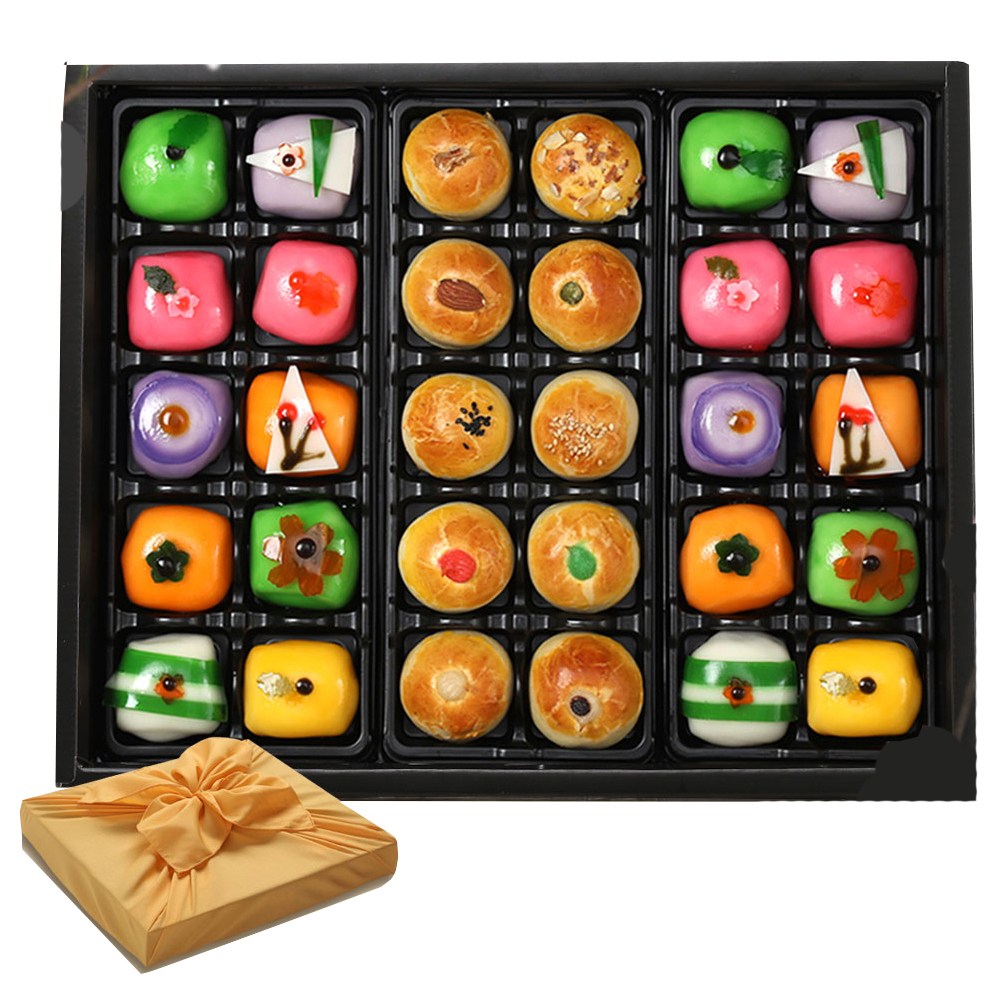 엠케이크 아이원 만주 10구+화과자 20구 혼합 선물세트 [냉매포장 별도구매상품], 1.45kg, 1개 35,500원