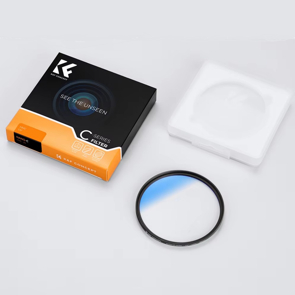 KnF Concept 58mm Slim NANO-C HMC UV 필터 (블루 멀티코팅) AGC Japan Glass  Blue Multicoated UV Filter 11,900원