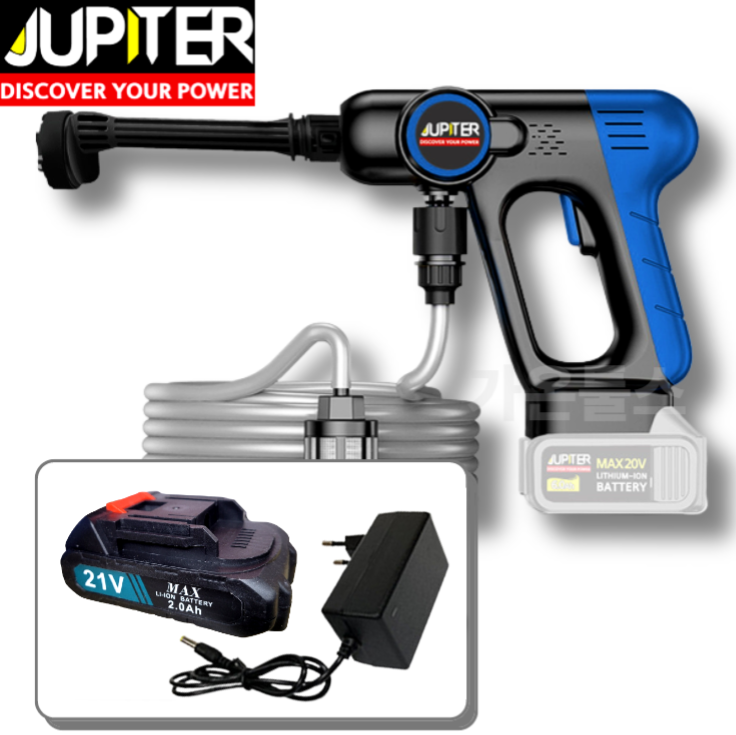 주피터 충전 고압세척기 휴대용 세차기 JGW30-18P 슬림배터리 풀세트 155,500원