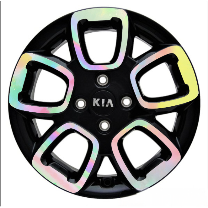 더 뉴 레이 홀로그램 휠 스티커, 1개, 현재가 18,000원