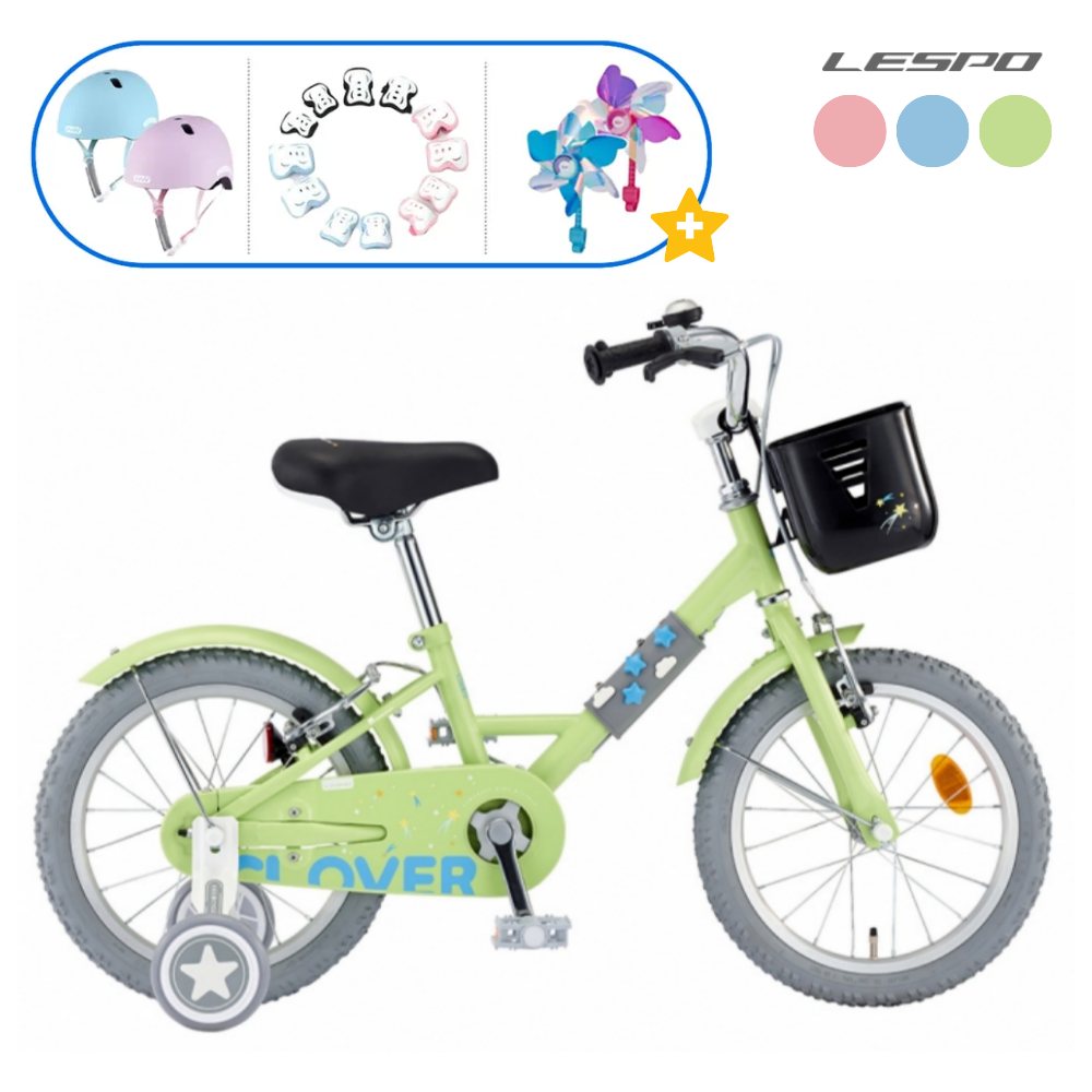 삼천리 어린이 자전거 클로버 16인치 보조바퀴 99%조립 2026년형, 1개, 108cm, 애플그린(무광) 조립99% 237,000원